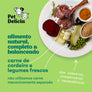 Alimentação Natural para Cães sabor Cordeiro com Legumes