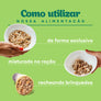 Alimentação Natural para Gatos Sabor Frango com Mamão