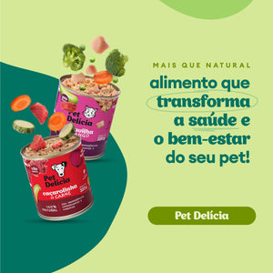 Alimentação Natural para Cães sabor Caçarolinha de Carne