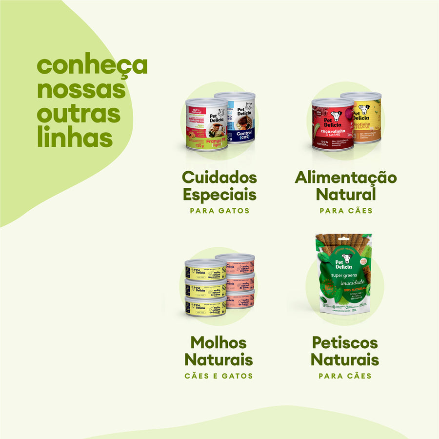 Alimentação Natural para Gatos sabor Cordeiro – Pet Delícia