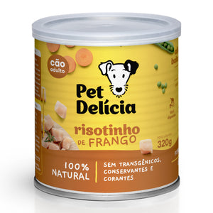 Alimentação Natural para Cães sabor Risotinho de Frango