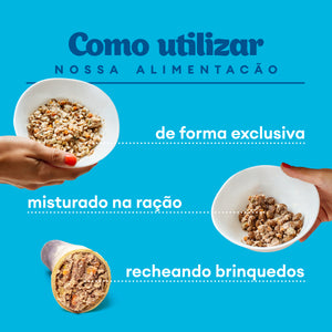 Alimentação Natural Light para Cães Sabor Frango com Maçã