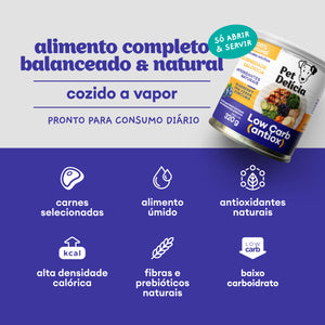 Alimentação Natural Low Carb para Cães