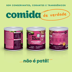 Alimentação Natural para Gatos sabor Maravilha de Frango