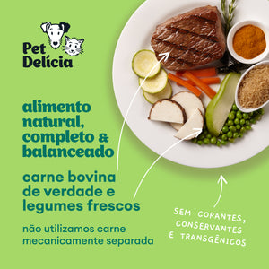 Alimentação Natural para Cães sabor Panelinha de Carne