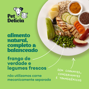 Alimentação Natural para Cães sabor Papinha de Frango