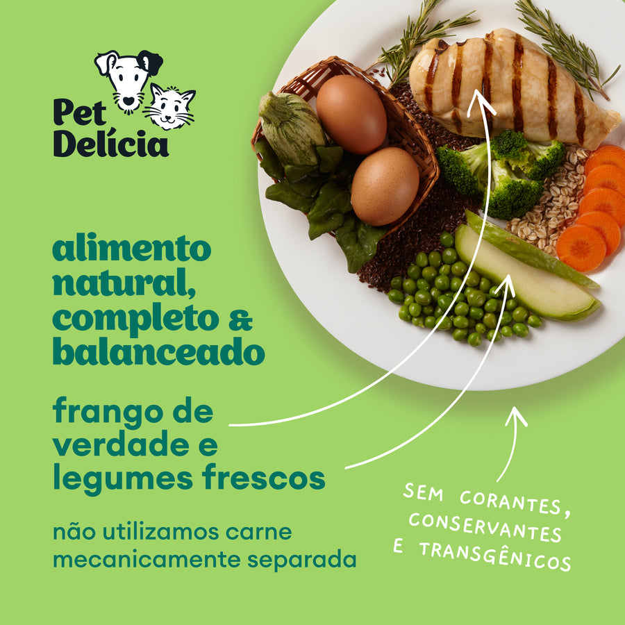 Alimentação Natural para gatos sabor Papinha