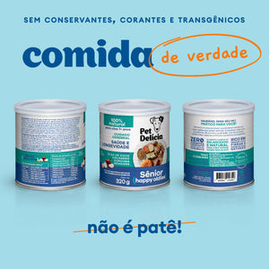 Alimentação Natural Sênior para Cães