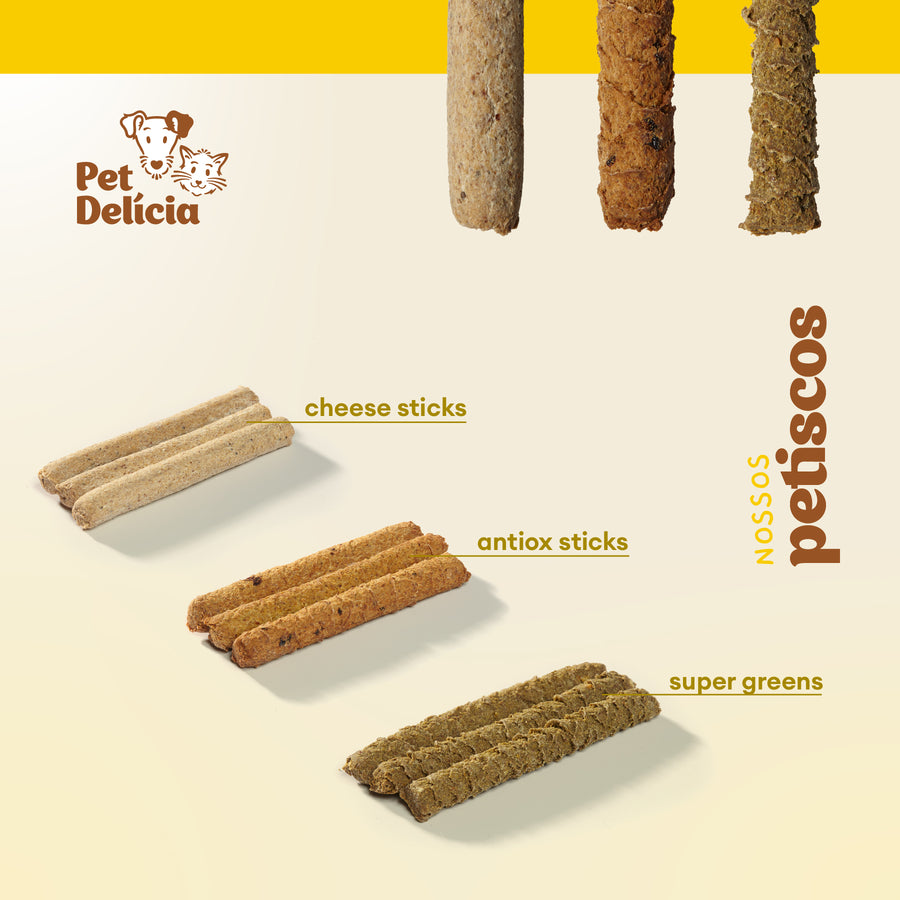 Petisco Antiox Sticks para Cachorros