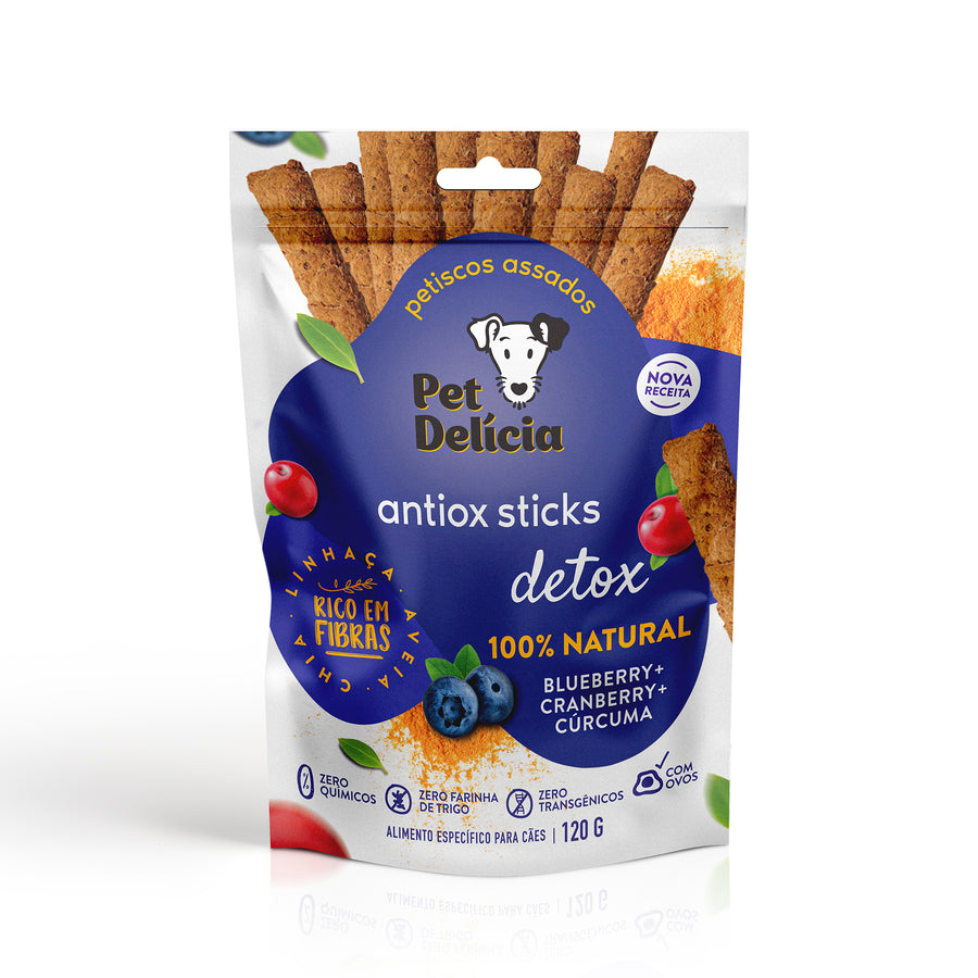 Petisco Antiox Sticks para Cachorros